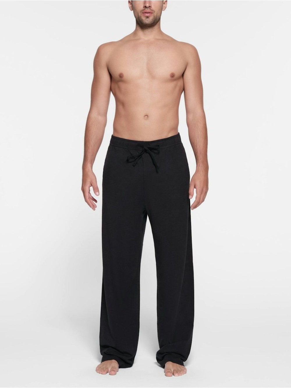 SKIMS Men's Drawstring Sweatpants in Obsidian